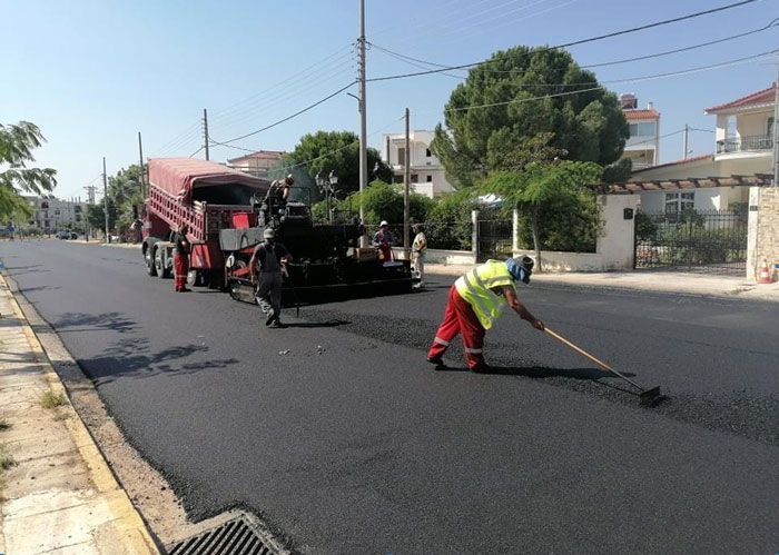 Έργα συντήρησης οδοποιίας από την Περιφέρεια Αττικής στην Π. Ε. Δυτικής Αττικής
