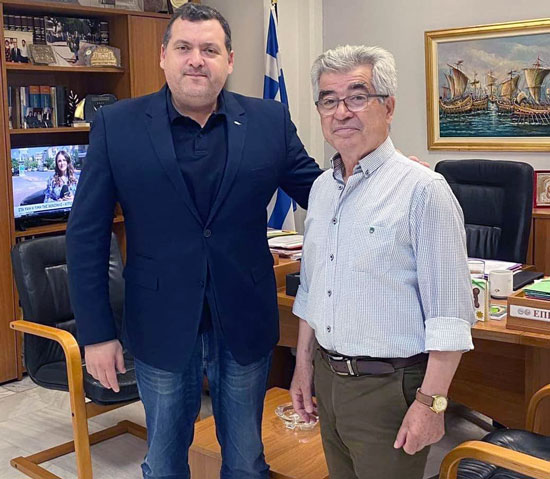 Ο Πρέσβης της Κύπρου επισκέφθηκε τον Δήμαρχο Μεγαρέων