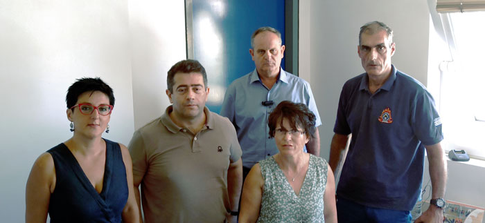 Επίσκεψη του ΣΥΡΙΖΑ ΠΣ Δυτικής Αττικής στην Πυροσβεστική Υπηρεσία Ελευσίνας