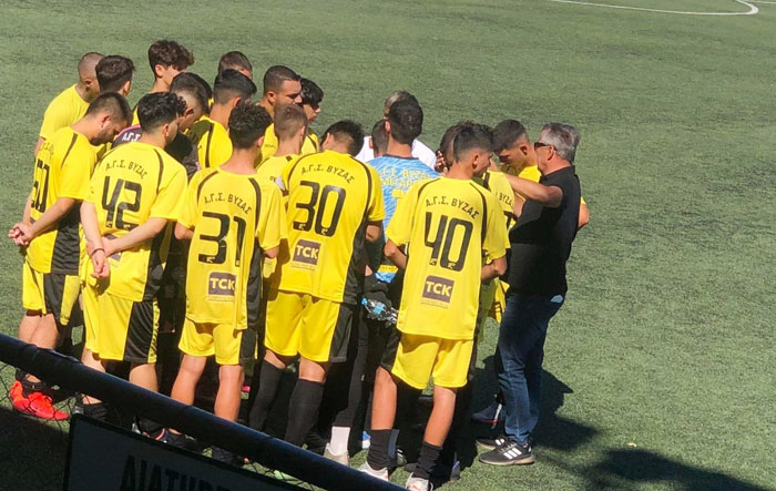 Εξαιρετικές εντυπώσεις άφησαν οι ποδοσφαιριστές της Αναπτυξιακής Ομάδας ΒΥΖΑΣ Β