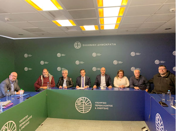 Συνάντηση εργασίας στο ΥΠ.ΕΝ. για την Κινέτα