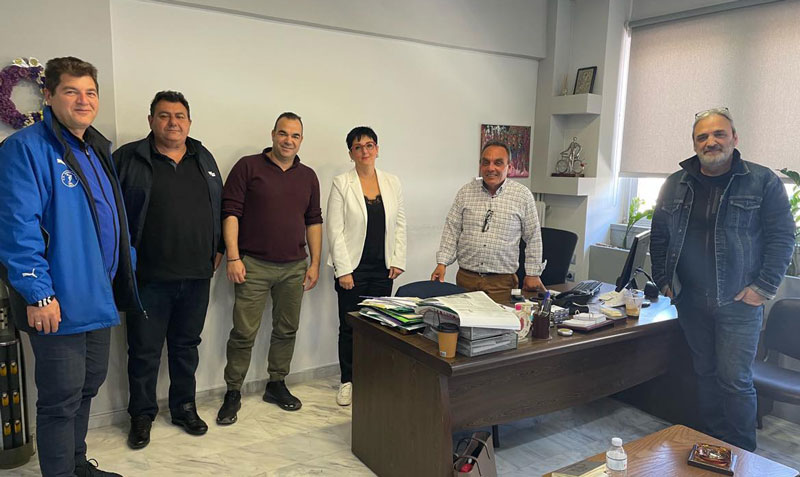 Το Εργατικό Κέντρο Ελευσίνας επισκέφθηκε η Διονυσία Στεφάτου