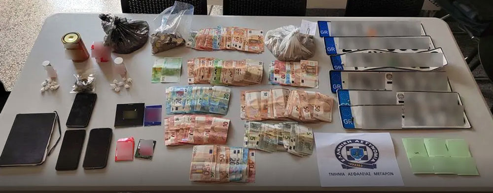 Τ. Α. Μεγάρων: Μπλόκο στην δράση σπείρας που διακινούσε κοκαΐνη στα Μέγαρα