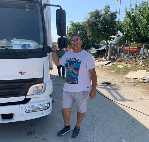 Αξιέπαινη η πρωτοβουλία του Νίκου Δερακοπιάν (Αρμένη) που μετέφερε την εκ Μεγάρων ανθρωπιστική βοήθεια στον Παλαμά Καρδίτσας