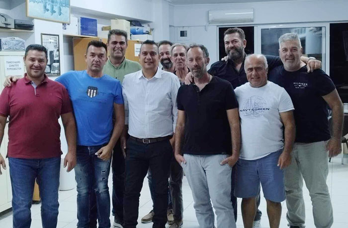 Με το Συνδικάτο Οικοδόμων Μεγάρων συναντήθηκε ο Σπ. Κορώσης