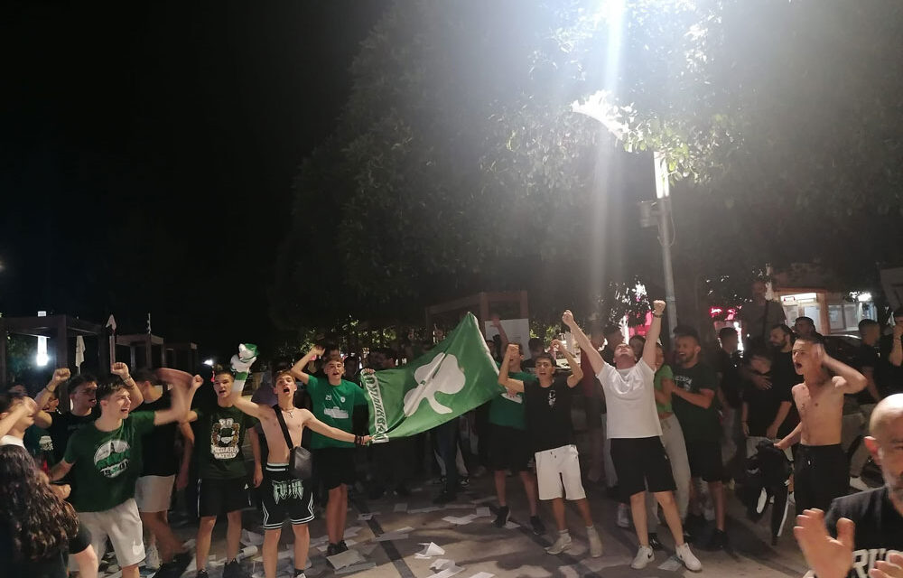 Πανηγυρίστηκε και στα Μέγαρα η κατάκτηση της Euroleague από τον Παναθηναϊκό
