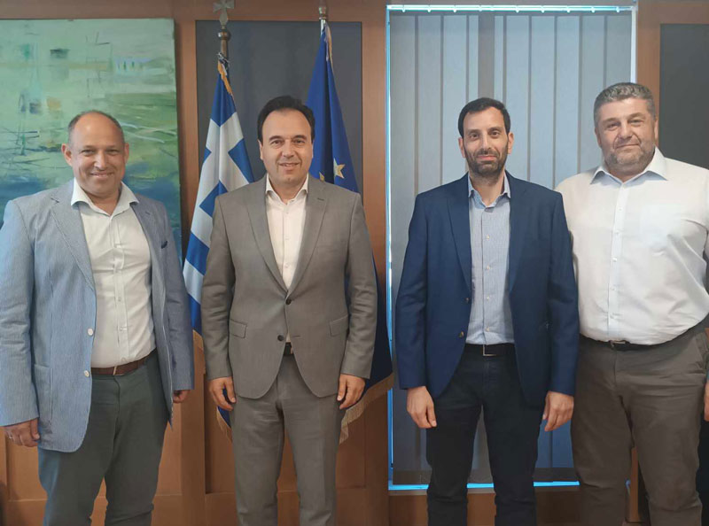 Συνάντηση δημάρχου και αντιδημάρχων με τον υπουργό Ψηφιακής Διακυβέρνησης