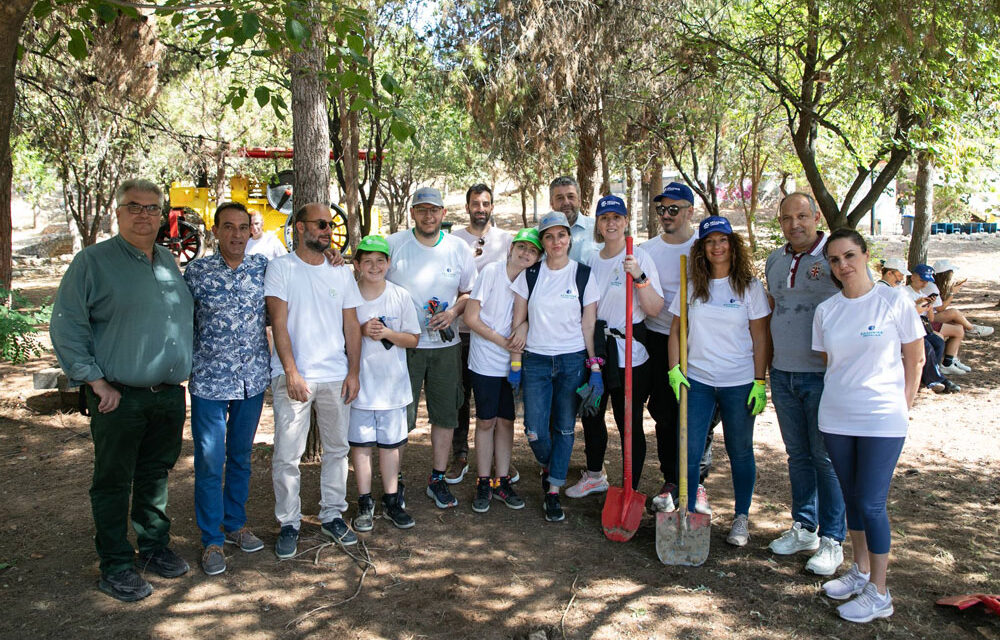 Θεματικό πάρκο πρασίνου στο άλσος Θεόγνιδος από την HelleniQ Energy