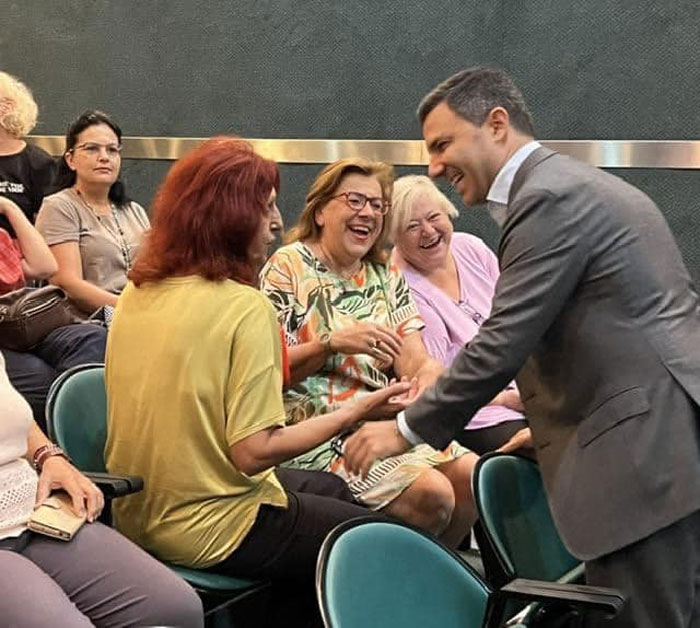 Συνάντηση Πουλή με εργαζόμενους του  Θριασίου Νοσοκομείου που προσλήφθηκαν με το Πρόγραμμα της ΔΥΠΑ 55 ετών και άνω