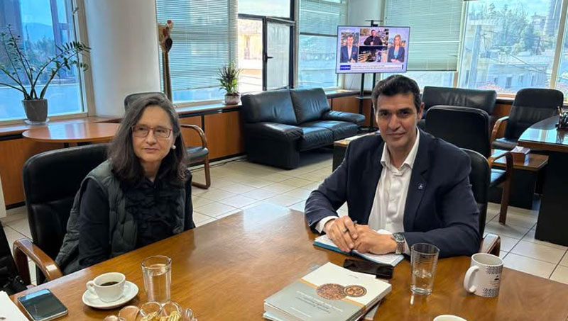 Συνάντηση Αντιπεριφερειάχη με την διευθύντρια της Αρχαιολογικής υπηρεσίας Δυτικής Αττικής