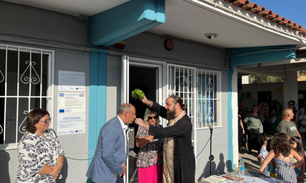 Παρουσία του Δημάρχου ο αγιασμός για την έναρξη της σχολικής χρονιάς στη Νέα Πέραμο