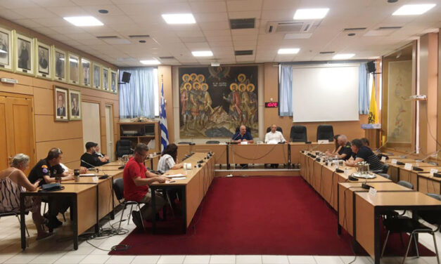 Συνεδρίασε το Τοπικό Επιχειρησιακό Συντονιστικό Όργανο Πολιτικής Προστασίας του Δήμου Μεγαρέων για τα πλημμυρικά φαινόμενα