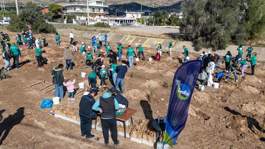 Δενδροφύτευση 200 δέντρων στη Νέα Πέραμο με πρωτοβουλία του ΔΕΣΦΑ – Ο Δήμος Μεγαρέων σε υποστηρικτικό ρόλο