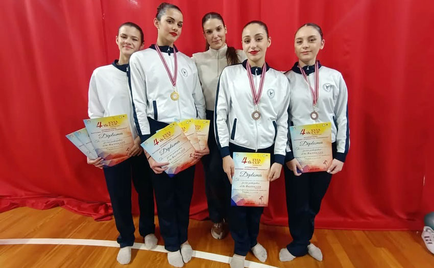 ΟΦΑΦΑ Μεγάρων:Τρία μετάλλια στο διεθνές τουρνουά ρυθμικής «4ο Evia Cup»