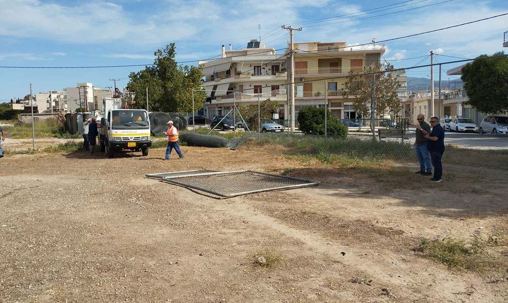 Με παρέμβαση Στ. Φρυγανά απομακρύνθηκε η περίφραξη στο ρέμα Μαυρατζά