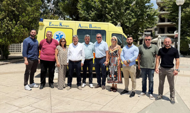 Ασπρόπυργος: Παραδόθηκε το νέο ασθενοφόρο – Ξεκινά τη λειτουργία του στις 16 Ιουλίου