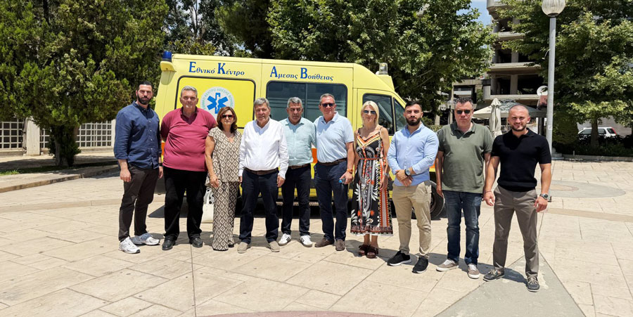 Ασπρόπυργος: Παραδόθηκε το νέο ασθενοφόρο – Ξεκινά τη λειτουργία του στις 16 Ιουλίου