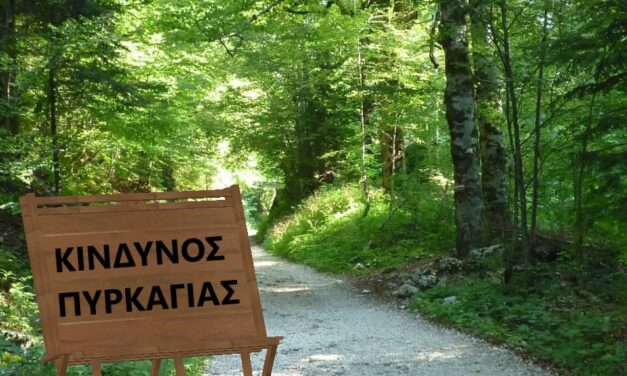 Δήμος Μεγαρέων: Προειδοποίηση για πολύ Υψηλό Κίνδυνο Πυρκαγιάς – Κατηγορία 5