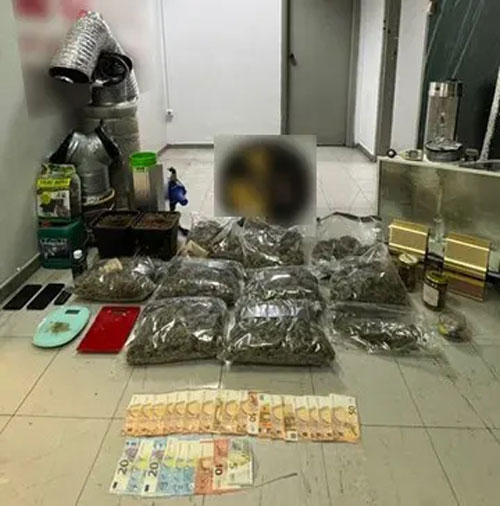Εντοπίστηκε από την ΕΛ.ΑΣ. εργαστήριο καλλιέργειας κάνναβης σε οικία στην Κινέτα