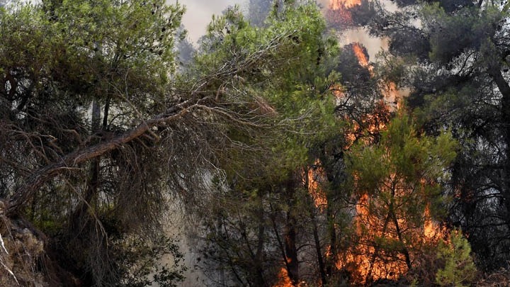 Πυρκαγιά ξέσπασε σε ορεινή περιοχή στην Κινέτα