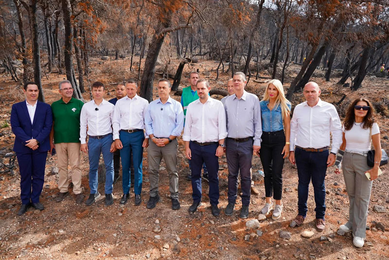 Ξεκίνησαν τα αντιδιαβρωτικά και αντιπλημμυρικά έργα στις πυρόπληκτες εκτάσεις