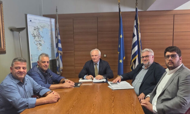 Συνάντηση εργασίας με τον Υφυπουργό Αγροτικής Ανάπτυξης και Τροφίμων για ζητήματα των αγροτών των Μεγάρων