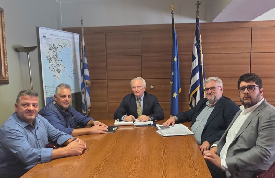 Συνάντηση εργασίας με τον Υφυπουργό Αγροτικής Ανάπτυξης και Τροφίμων για ζητήματα των αγροτών των Μεγάρων