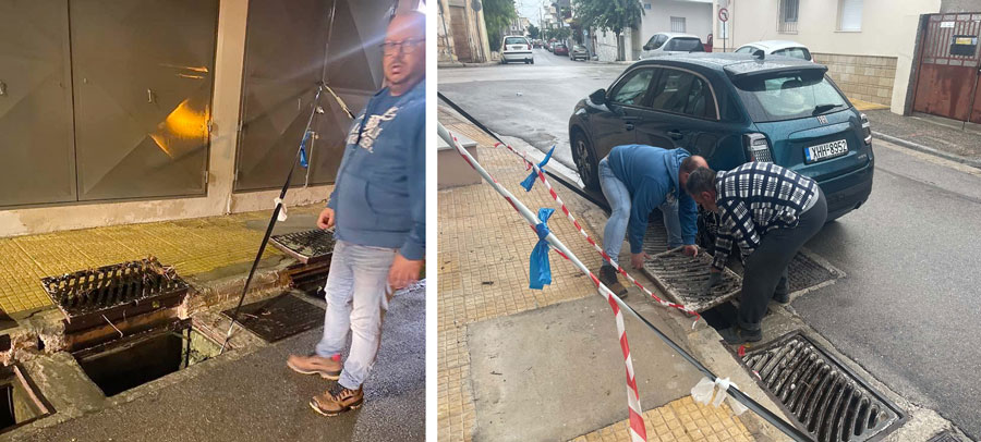 Η οδός Μυκηνών έγινε ξανά «λίμνη» – Άμεση παρέμβαση του Κώστα Κολιαλή