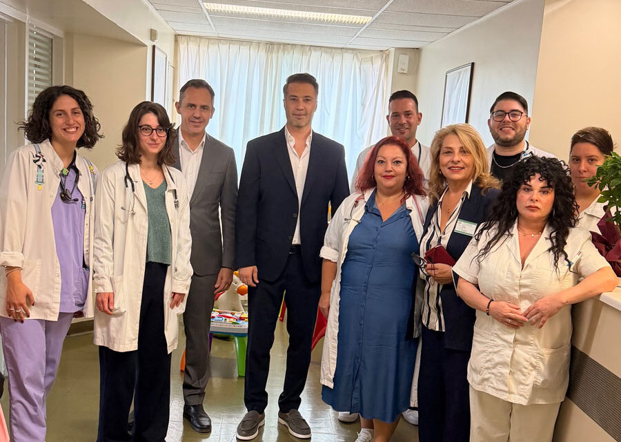 Μεγάλη χορηγία της Megara Resins στην παιδιατρική κλινική του Θριασίου Νοσοκομείου
